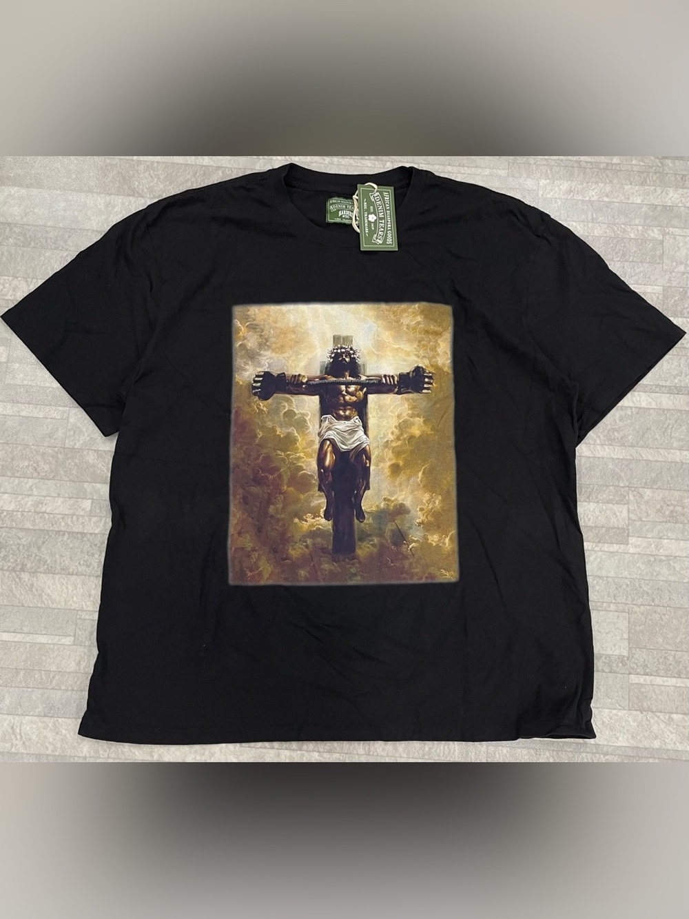 (DT-8) Denim Tears X Hardies Tears Buff Jesus Tee